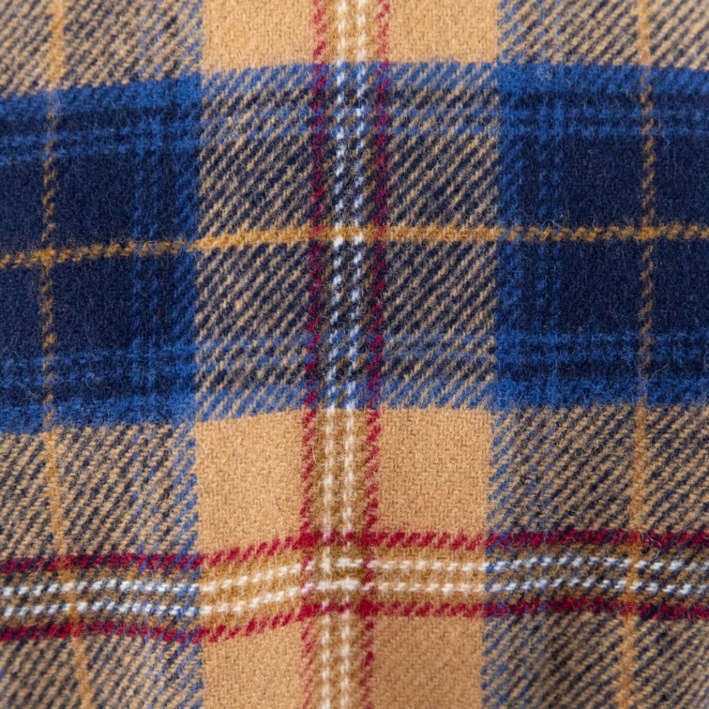 Pendleton VTG XL Reversible Plaid Wool Vest Tan - Picture 2 of 12